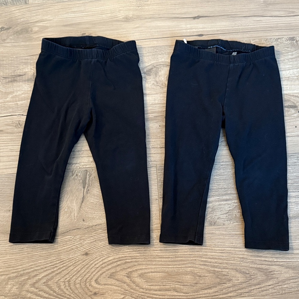 5/$25: Set of 2 H&M Black Leggings